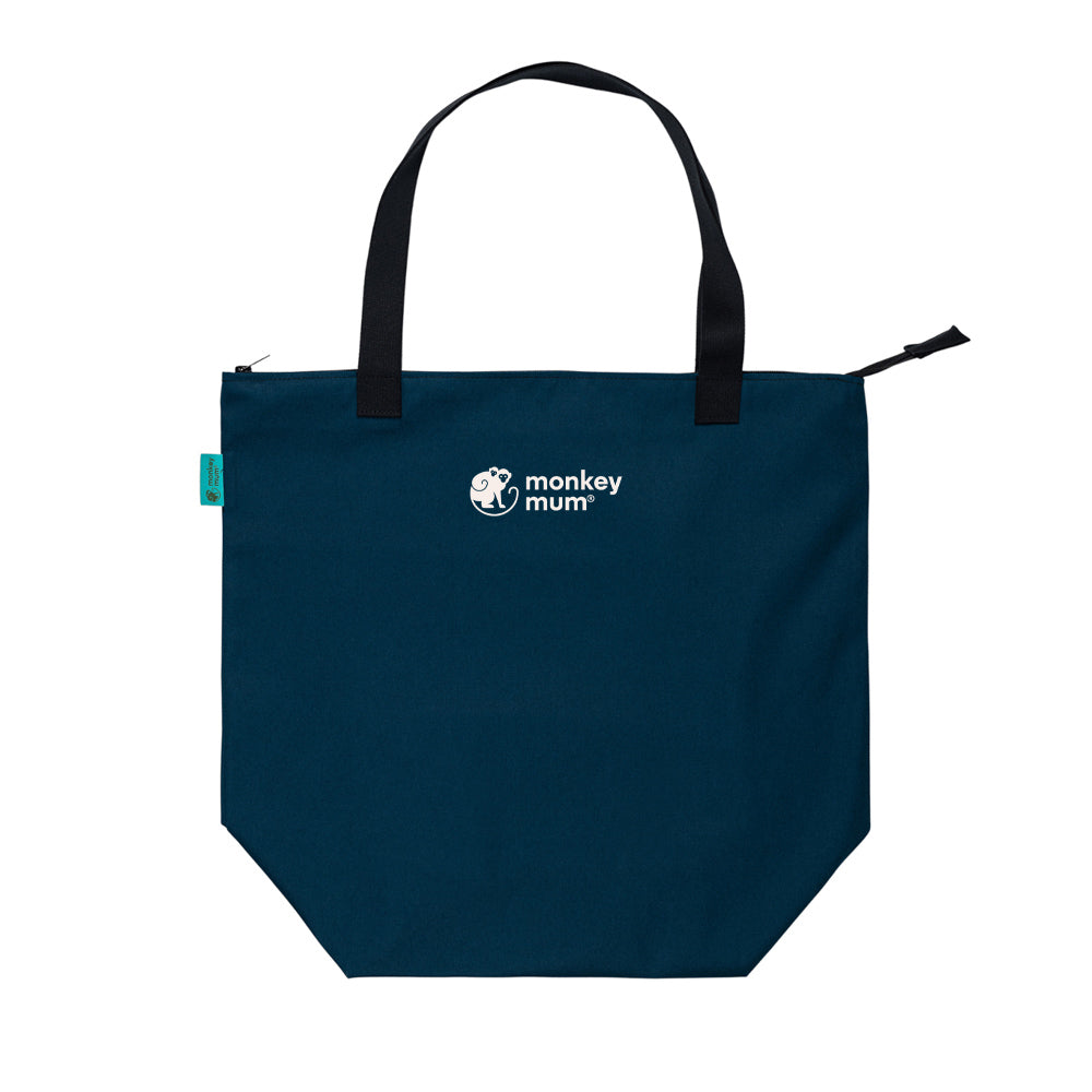 Monkey Mum® Kleine Stofftasche für Zubehör Carrie - Marineblau, 2. Wahl