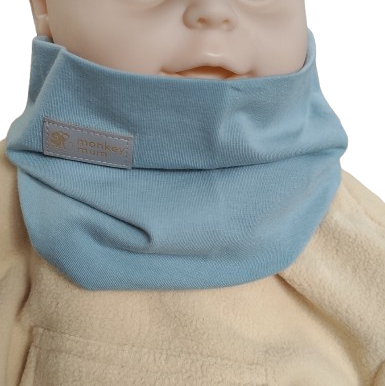 Schlauchschal Monkey Mum® - Hellblau
