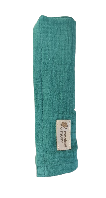 Musselin-Windel Monkey Mum® - Dunkelgrün
