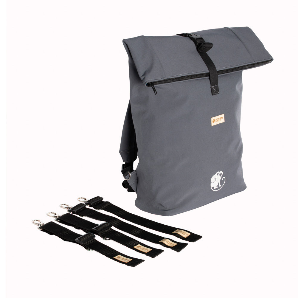 Monkey Mum® Integrierter Softshell-Rucksack für die Trage Carrie - Geheimnisvoller Ausflug