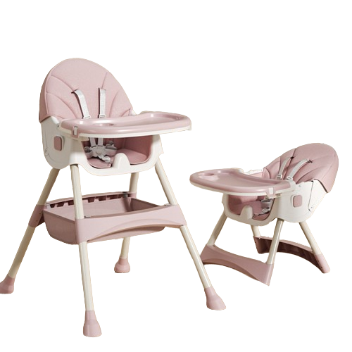 Kinderhochstuhl 2-in-1 Comfort - Rosa