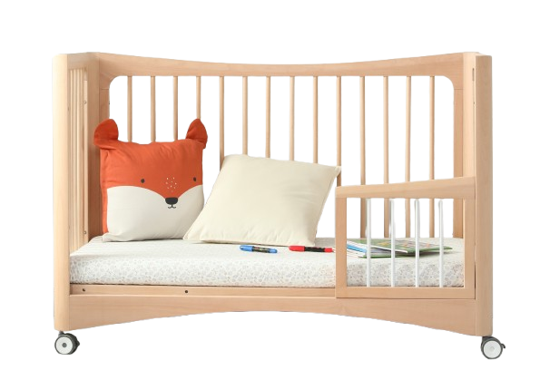Kinderbett 4in1 - Massivholz - 120x65 cm