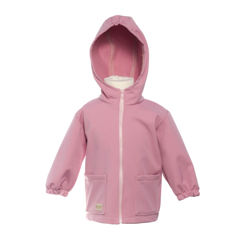 Kinder-Softshelljacke mit Membran Monkey Mum® - Zuckerwatte