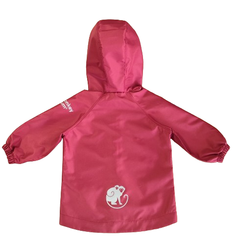Monkey Mum® Windjacke mit Raglanärmeln - Weinrot
