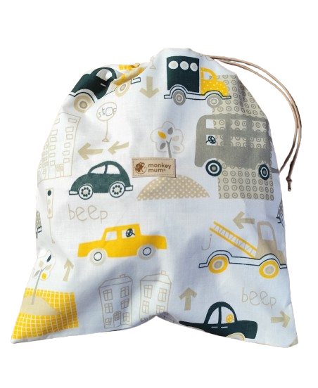 Stoffbeutel Monkey Mum® - Stadtverkehr