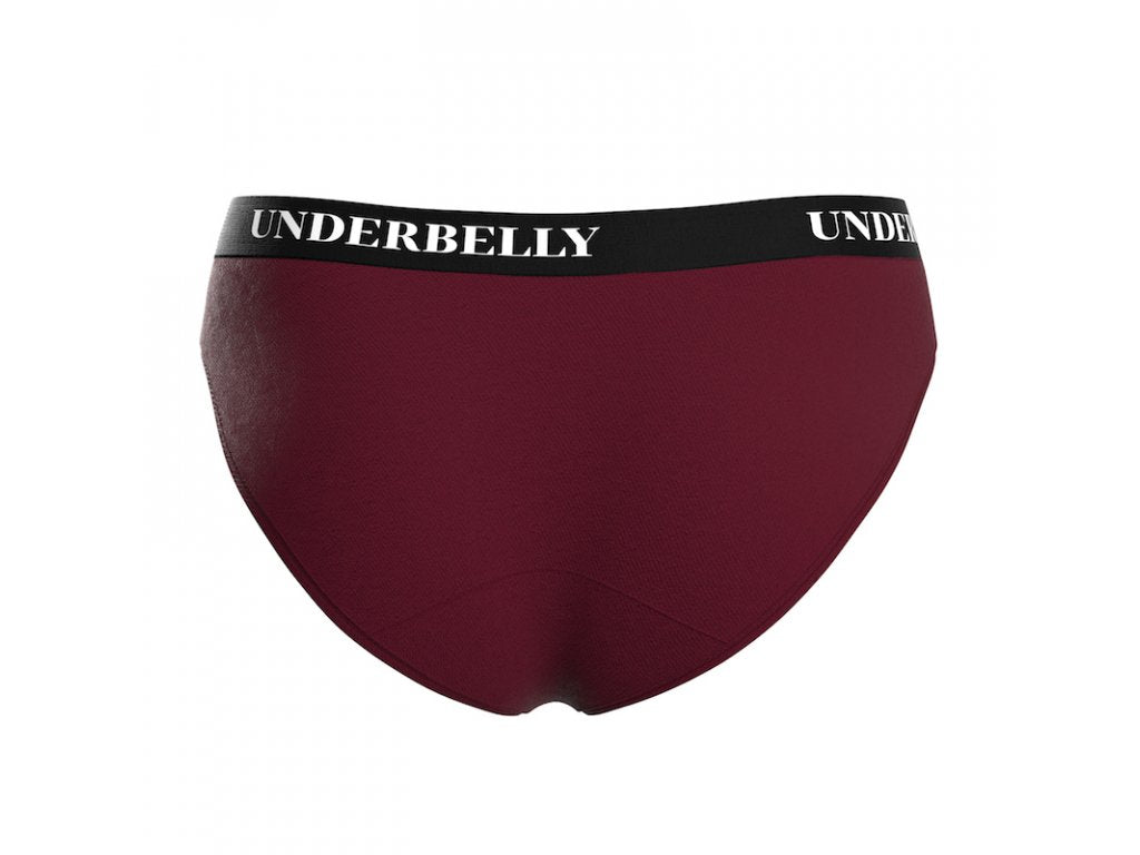Menstruationshöschen Underbelly univers, Schwächere Menstruation – Burgund