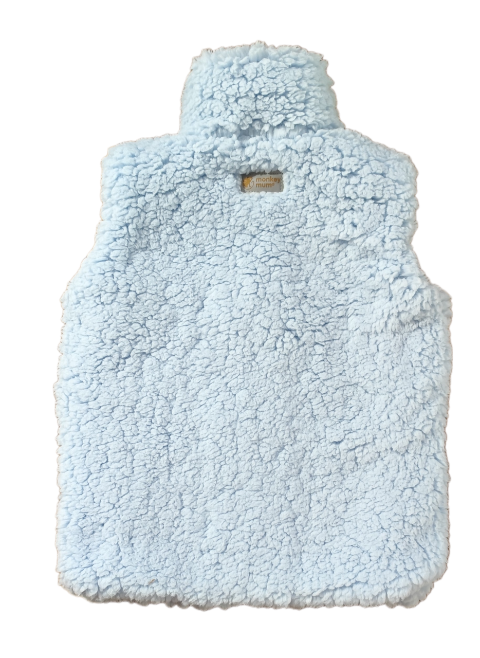 Teddyfleece-Weste Monkey Mum® - Hellblau