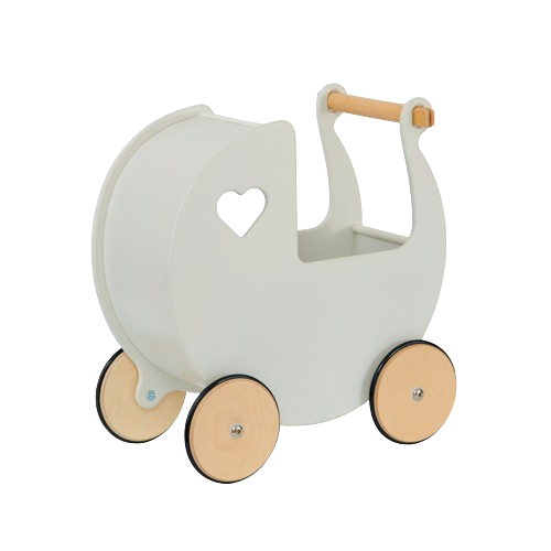 Moover Traditioneller Puppenwagen – Weiß