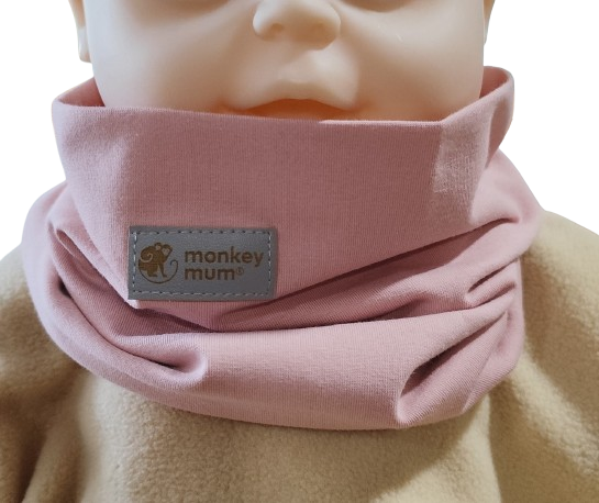 Schlauchschal Monkey Mum® - Hellrosa