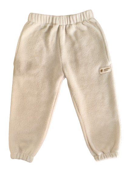 Monkey Mum® Fleece-Hosen - Beige