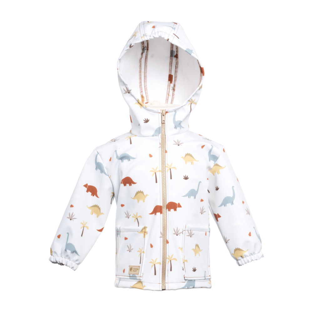 Kinder-Softshelljacke mit Membran Monkey Mum® - Dinosauriergeschichte