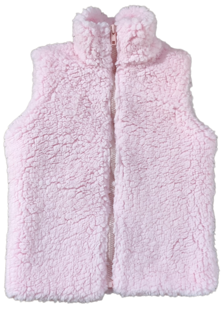 Teddyfleece-Weste Monkey Mum® - Rosa